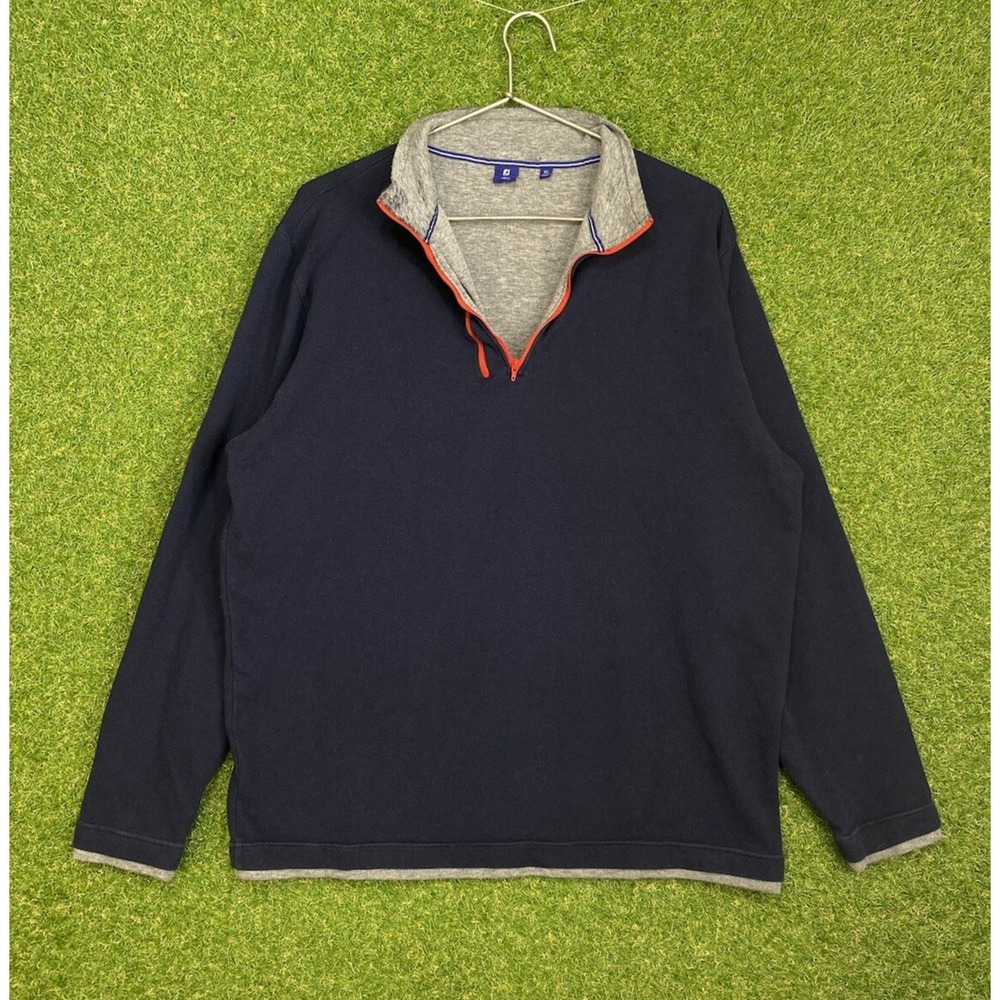Footjoy 1/4 Mens Extra Large L Zip Golf Pullover Sweater Casual Long Sleeve